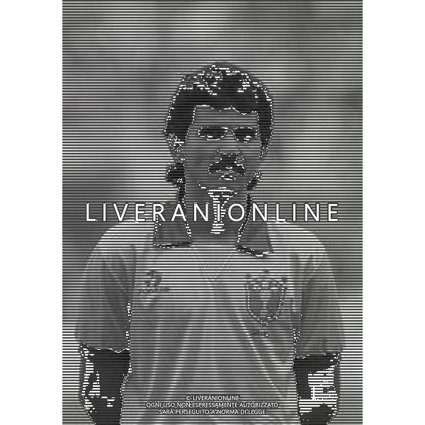 14-10-1989 BOLOGNA PARTITA AMICHEVOLE NAZIONALE ITALIANA -BRASILE 0-1 NELLA FOTO RICARDO ROCHA AG ALDO LIVERANI SAS