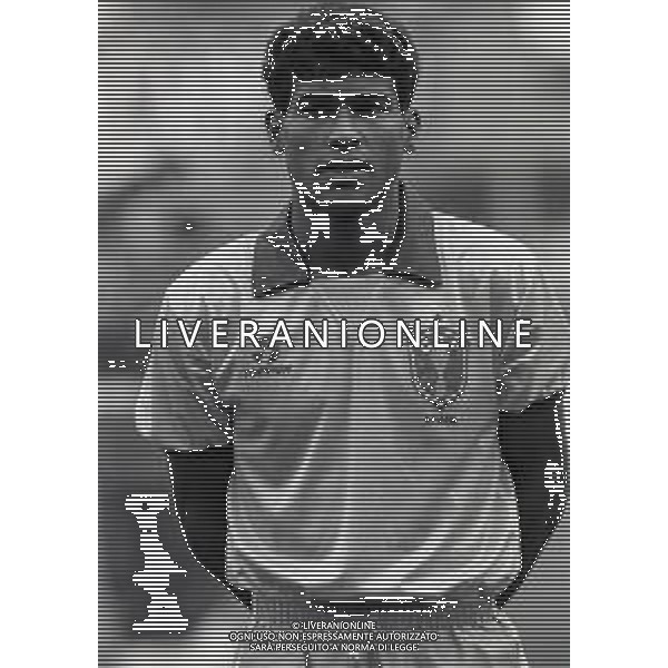 14-10-1989 BOLOGNA PARTITA AMICHEVOLE NAZIONALE ITALIANA -BRASILE 0-1 NELLA FOTO MULLER LUIZ ANTONIO AG ALDO LIVERANI SAS