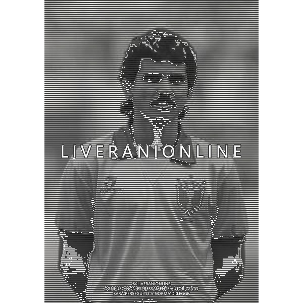 14-10-1989 BOLOGNA PARTITA AMICHEVOLE NAZIONALE ITALIANA -BRASILE 0-1 NELLA FOTO RICARDO ROCHA AG ALDO LIVERANI SAS