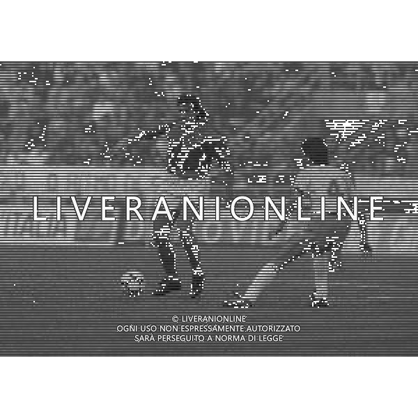 14-10-1989 BOLOGNA PARTITA AMICHEVOLE NAZIONALE ITALIANA -BRASILE 0-1 NELLA FOTO ANDREA CARNEVALE AG ALDO LIVERANI SAS