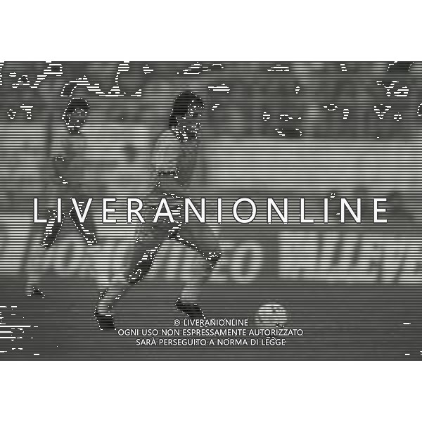 14-10-1989 BOLOGNA PARTITA AMICHEVOLE NAZIONALE ITALIANA -BRASILE 0-1 NELLA FOTO CARLOS DUNGA AG ALDO LIVERANI SAS