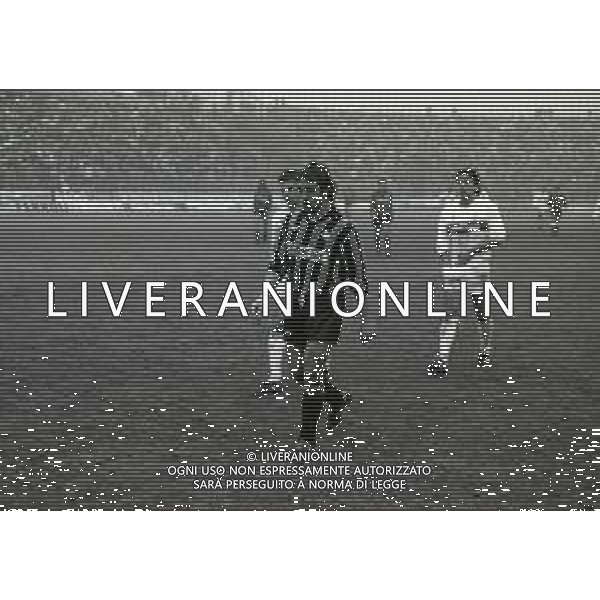 24-01-1990 BERGAMO COPPA ITALIA ATALANTA-MILAN 1-1 NELLA FOTO ROBERTO BORDIN AG ALDO LIVERANI SAS