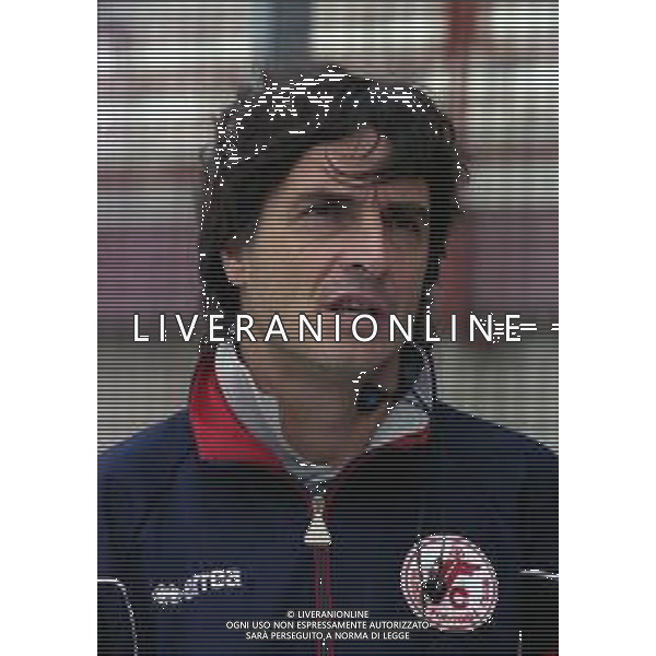 28-10-2000 VARESE CAMPIONATO DI CALCIO SERIE C VARESE-SPAL NELLA FOTO MARIO BERETTA ALLENATORE VARESE CALCIO AG ALDO LIVERANI SAS