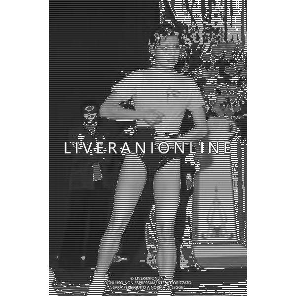 GALA\' " SANREMO PER UNICEF " MARZO 1974 - RETROSPETTIVA NELLA FOTO LA GINNASTA OLGA KORBUT ©Archivio Giovanni Liverani AGENZIA ALDO LIVERANI SAS