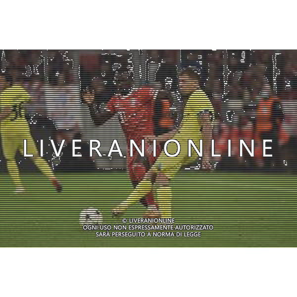 Sadio Mane\' (Bayern Monaco) e Nicolo\' Barella (Inter) Bayern Monaco vs Inter Monaco di Baviera (GER) 01-11-2022 Allianz Arena UEFA Champions League fase a gironi gruppo C - 6a giornata foto Roberto Garavaglia/ag. Aldo Liverani sas / AGENZIA ALDO LIVERANI SAS