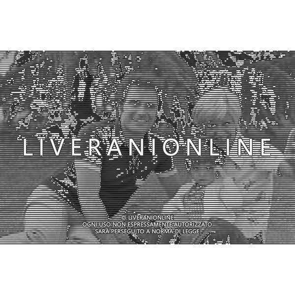 RETROSPETTIVA DEL DUO " I VIANELLA " EDOARDO VIANELLO E WILMA GOICH NELLA FOTO CON LA FIGLIA SUSANNA A SAINT VINCENT NELL\'ANNO 1973 ©Archivio Giovanni Liverani / AGENZIA ALDO LIVERANI SAS