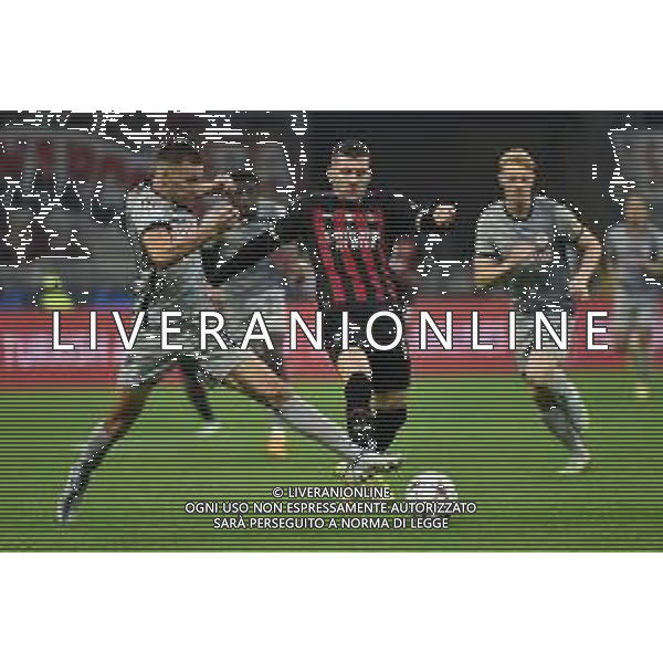 Amar Dedic (Salisburgo) e Ante Rebic (Milan) Milan vs Salisburgo Milano 02-11-2022 Stadio Giuseppe Meazza - San Siro UEFA Champions League fase a gironi gruppo E - 6a giornata foto Roberto Garavaglia/ag. Aldo Liverani sas / AGENZIA ALDO LIVERANI SAS