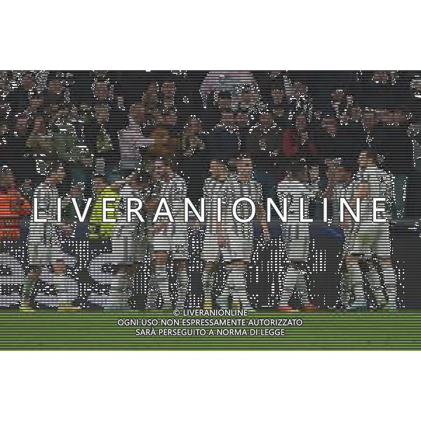 Torino 02.11.2022 Stadio Allianz Stadium ©Manuela Viganti/Agenzia Aldo Liverani Juventus vs Paris Saint Germain Champions League 2022/2023 Gruppo H Giornata 6 di 6 Nella foto: esultanza juventus dopo il gol di leonardo bonucci / AGENZIA ALDO LIVERANI SAS