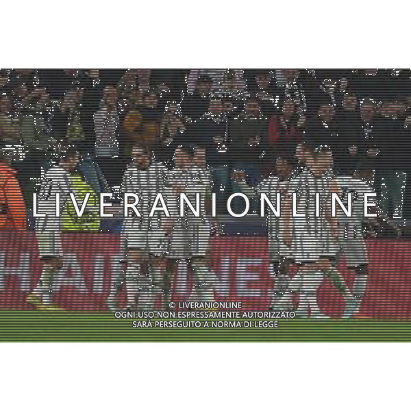 Torino 02.11.2022 Stadio Allianz Stadium ©Manuela Viganti/Agenzia Aldo Liverani Juventus vs Paris Saint Germain Champions League 2022/2023 Gruppo H Giornata 6 di 6 Nella foto: esultanza juventus dopo il gol di leonardo bonucci / AGENZIA ALDO LIVERANI SAS