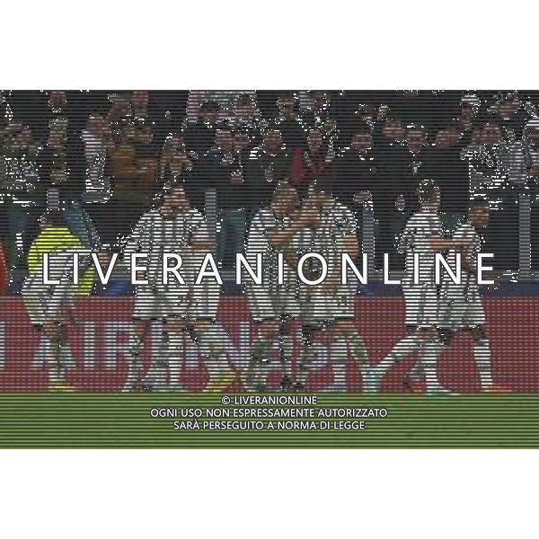 Torino 02.11.2022 Stadio Allianz Stadium ©Manuela Viganti/Agenzia Aldo Liverani Juventus vs Paris Saint Germain Champions League 2022/2023 Gruppo H Giornata 6 di 6 Nella foto: esultanza juventus dopo il gol di leonardo bonucci / AGENZIA ALDO LIVERANI SAS