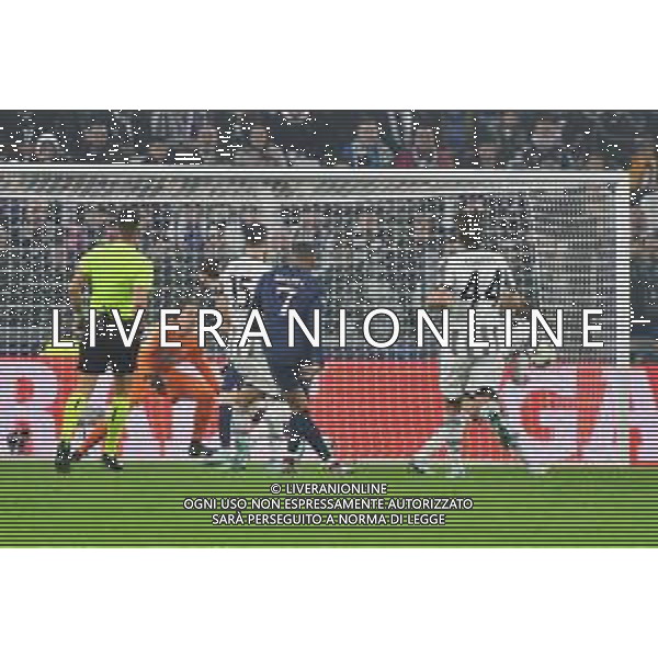 Torino 02.11.2022 Stadio Allianz Stadium ©Manuela Viganti/Agenzia Aldo Liverani Juventus vs Paris Saint Germain Champions League 2022/2023 Gruppo H Giornata 6 di 6 Nella foto: Mbappe\' gol / AGENZIA ALDO LIVERANI SAS