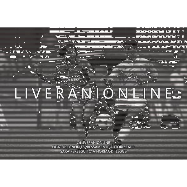 24-09-1989 VERONA-CAMPIONATO DI SERIE A VERONA-LAZIO 1-1 NELLA FOTO DAVIDE PELLEGRINI E RAFFAELE ERGIO AG ALDO LIVERANI SAS