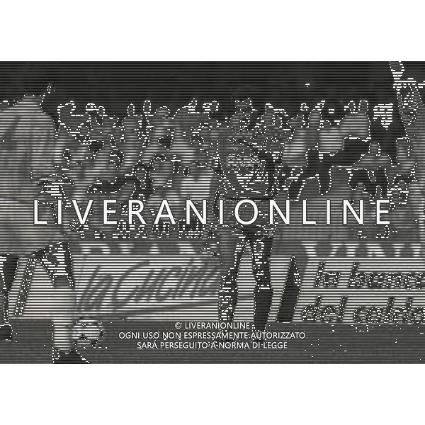 24-09-1989 VERONA-CAMPIONATO DI SERIE A VERONA-LAZIO 1-1 NELLA FOTO MARINO MAGRIN AG ALDO LIVERANI SAS