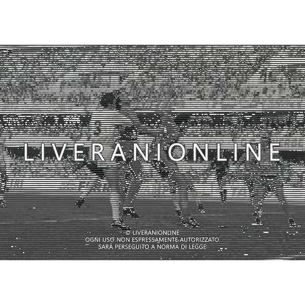 18-02-1990 VERONA CAMPIONATO DI CALCIO SERIE A VERONA-SAMPDORIA 1-0 NELLA FOTO AZIONE DI GIOCO AG ALDO LIVERANI SAS