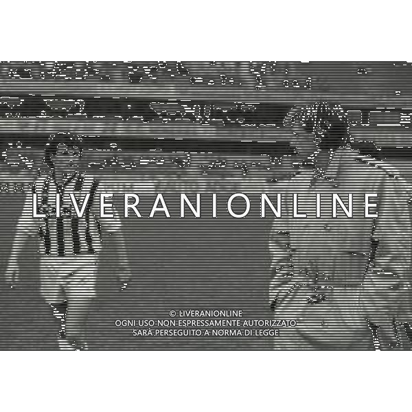 28-01-1990 VERONA CAMPIONATO DI CALCIO SERIE A VERONA-ASCOLI 0-0 NELLA FOTO ALDO AGROPPI ALLENATORE ASCOLI CALCIO CON GIUSEPPE CARILLO AG ALDO LIVERANI SAS