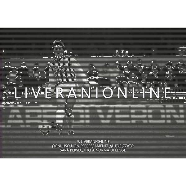 28-01-1990 VERONA CAMPIONATO DI CALCIO SERIE A VERONA-ASCOLI 0-0 NELLA FOTO PAOLO GIOVANNELLI AG ALDO LIVERANI SAS