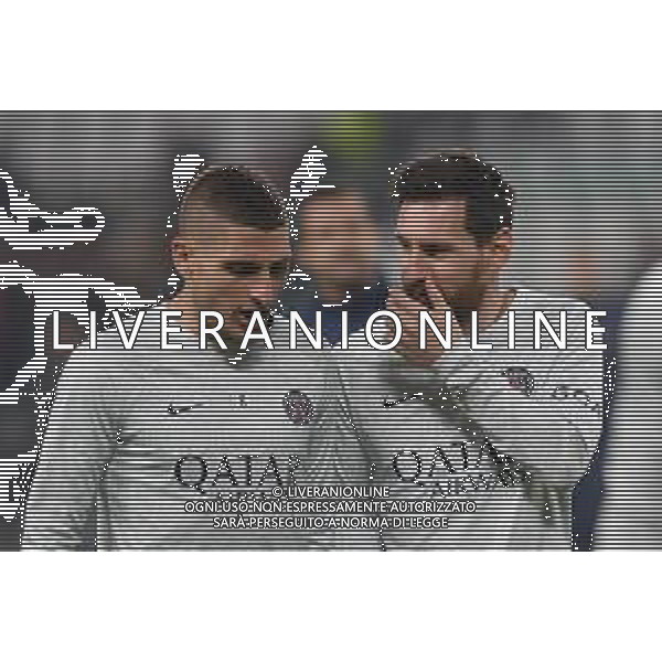 Torino 02.11.2022 Stadio Allianz Stadium ©Manuela Viganti/Agenzia Aldo Liverani Juventus vs Paris Saint Germain Champions League 2022/2023 Gruppo H Giornata 6 di 6 Nella foto: lionel messi e marco verratti / AGENZIA ALDO LIVERANI SAS