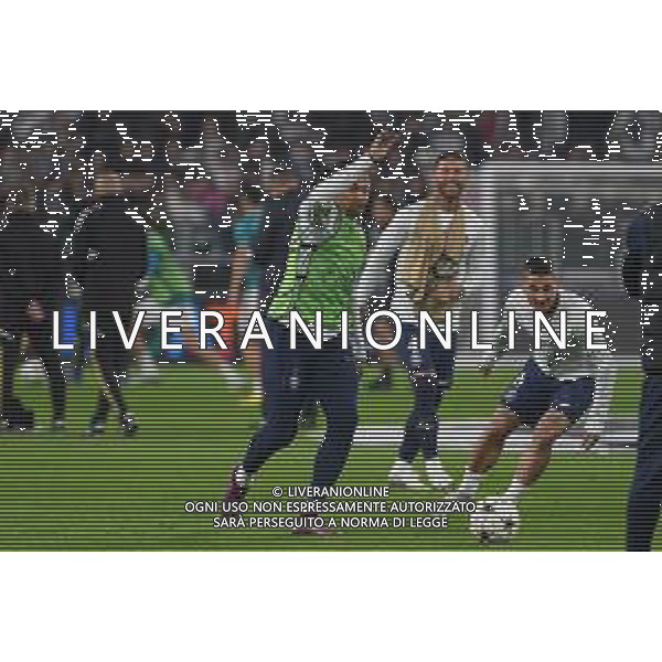Torino 02.11.2022 Stadio Allianz Stadium ©Manuela Viganti/Agenzia Aldo Liverani Juventus vs Paris Saint Germain Champions League 2022/2023 Gruppo H Giornata 6 di 6 Nella foto: kylian Mbappe\' e marco verratti / AGENZIA ALDO LIVERANI SAS