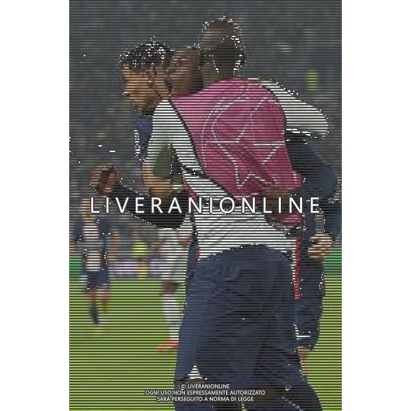 Torino 02.11.2022 Stadio Allianz Stadium ©Manuela Viganti/Agenzia Aldo Liverani Juventus vs Paris Saint Germain Champions League 2022/2023 Gruppo H Giornata 6 di 6 Nella foto: esultanza paris saint germain dopo il gol di nuno mendes / AGENZIA ALDO LIVERANI SAS