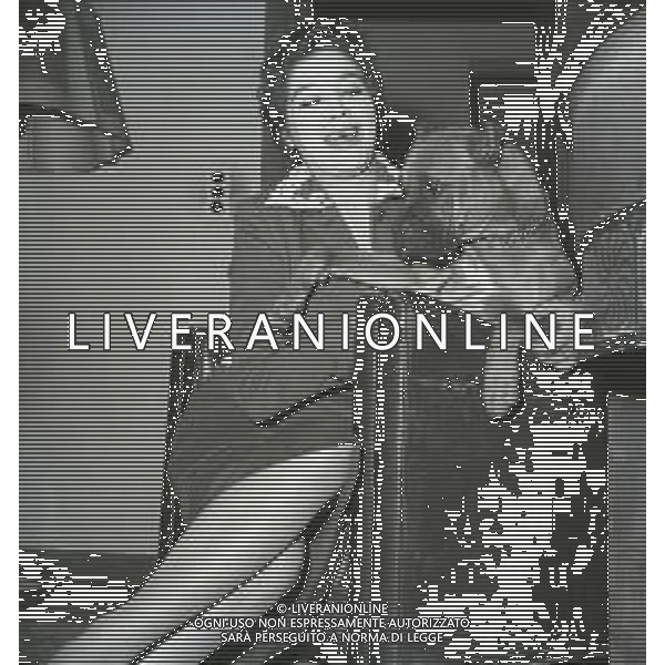 RETROSPETTIVA CESTTA GRECO ATTRICE NELLA FOTO GRECO COSETTA A ROMA NELL\'ANNO 1955 AG ALDO LIVERANI SAS