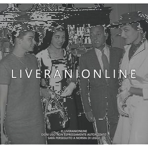 RETROSPETTIVA CESTTA GRECO ATTRICE NELLA FOTO GRECO COSETTA A ROMA NELL\'ANNO 1955 CON IL REGISTA SANDRO PALLAVICINI AG ALDO LIVERANI SAS