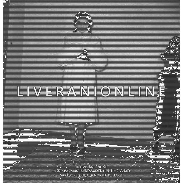 RETROSPETTIVA CESTTA GRECO ATTRICE NELLA FOTO GRECO COSETTA A ROMA NELL\'ANNO 1956 AG ALDO LIVERANI SAS