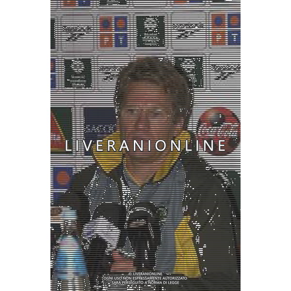 MILANO,26-08-02 DFP/FOTO GIORGIO RAVEZZANI STADIO MEAZZA : CONFERENZA STAMPA LASZLO BOLONI ALLENATORE SPORTING LISBONA AG ALDO LIVERANI SAS