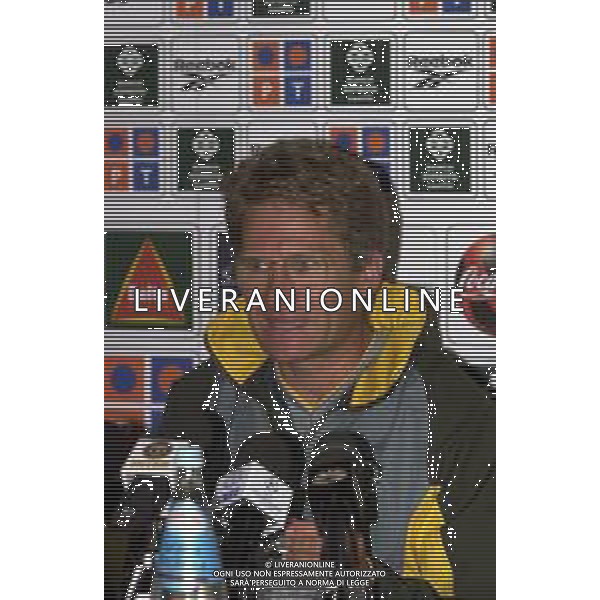 MILANO,26-08-02 DFP/FOTO GIORGIO RAVEZZANI STADIO MEAZZA : CONFERENZA STAMPA LASZLO BOLONI ALLENATORE SPORTING LISBONA AG ALDO LIVERANI SAS