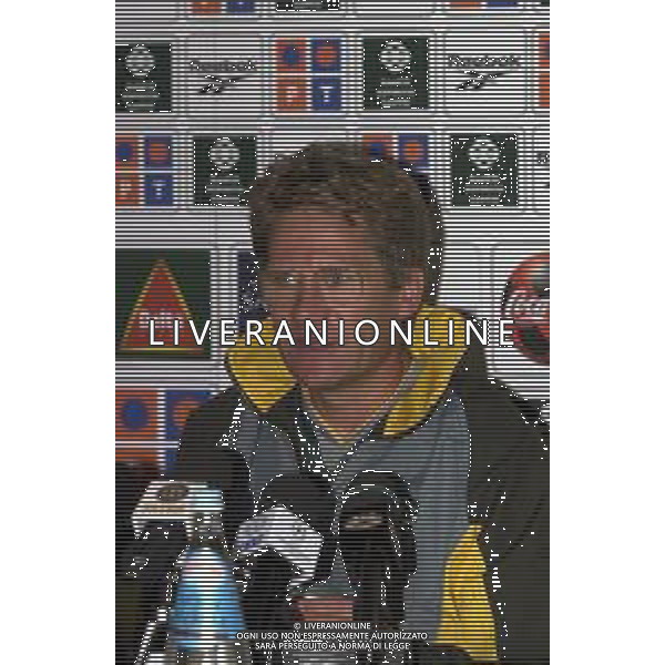 MILANO,26-08-02 DFP/FOTO GIORGIO RAVEZZANI STADIO MEAZZA : CONFERENZA STAMPA LASZLO BOLONI ALLENATORE SPORTING LISBONA AG ALDO LIVERANI SAS