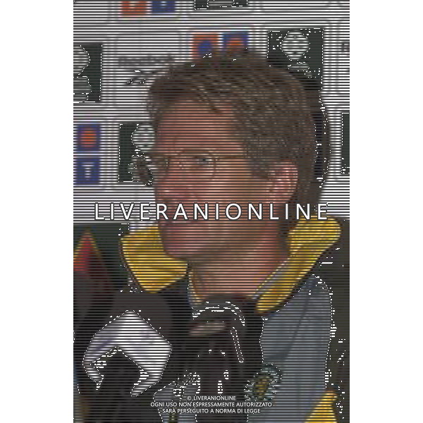 MILANO,26-08-02 DFP/FOTO GIORGIO RAVEZZANI STADIO MEAZZA : CONFERENZA STAMPA LASZLO BOLONI ALLENATORE SPORTING LISBONA AG ALDO LIVERANI SAS