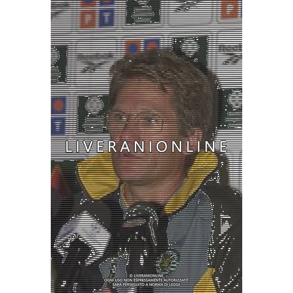 MILANO,26-08-02 DFP/FOTO GIORGIO RAVEZZANI STADIO MEAZZA : CONFERENZA STAMPA LASZLO BOLONI ALLENATORE SPORTING LISBONA AG ALDO LIVERANI SAS