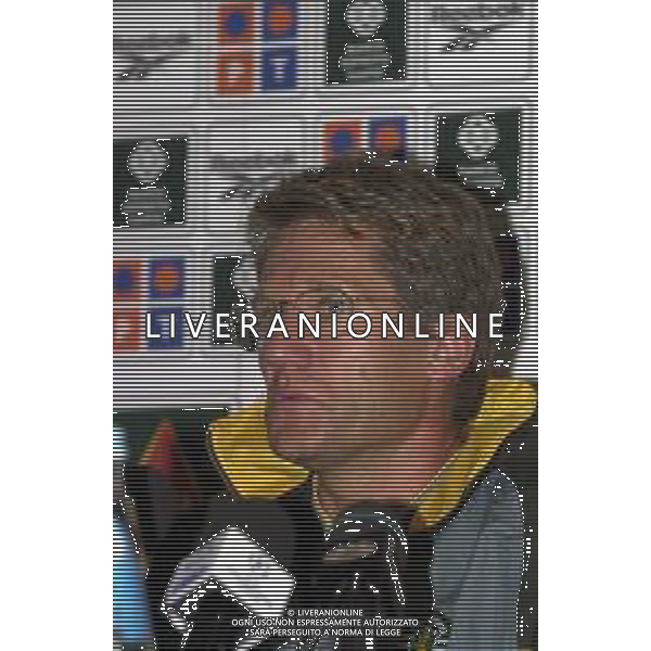 MILANO,26-08-02 DFP/FOTO GIORGIO RAVEZZANI STADIO MEAZZA : CONFERENZA STAMPA LASZLO BOLONI ALLENATORE SPORTING LISBONA AG ALDO LIVERANI SAS