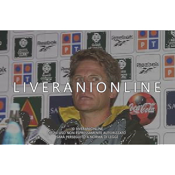 MILANO,26-08-02 DFP/FOTO GIORGIO RAVEZZANI STADIO MEAZZA : CONFERENZA STAMPA LASZLO BOLONI ALLENATORE SPORTING LISBONA AG ALDO LIVERANI SAS