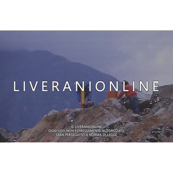 1987 VALTELLINA INAUGURAZIONE GALLERIA PER BORMIO DOPO L\'ALLUVIONE NELLA FOTOL\'INAUGURAZIONE DELLA GALLERIA PER BORMIO DOPO L\'ALLUVIONE AG ALDO LIVERANI SAS