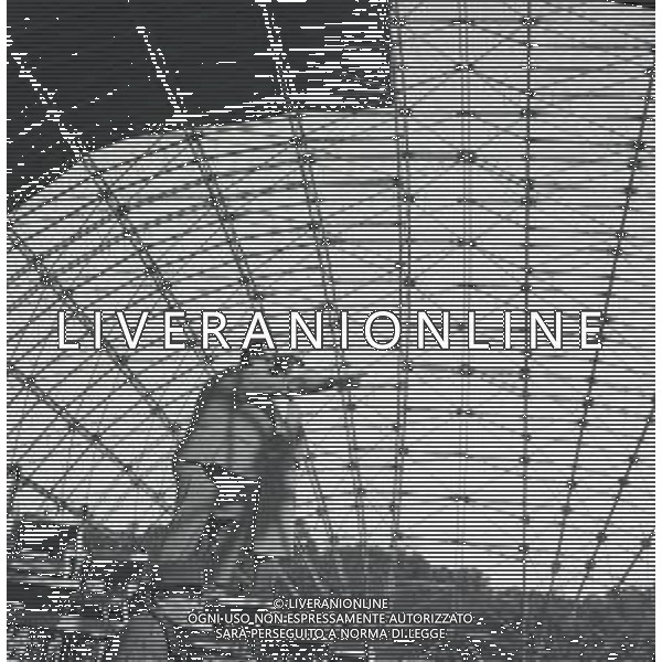 1960 ROMA -PARCO DEI DAINI IL TEATRO CIRCO POPOLARE DI VITTORIO GASSMAN NELLA FOTO VITTORIO GASSMAN FOTO SANDRO VESPASIANI-AG ALDO LIVERANI SAS