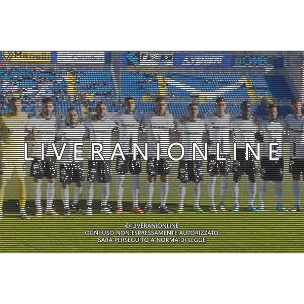 La formazione della squadra dell\'Ascoli schierata nel prepartita BRESCIA - ASCOLI CAMPIONATO CALCIO SERIE B 05.11.2022 ©GIAMPIETRI PAOLO / AGENZIA ALDO LIVERANI SAS
