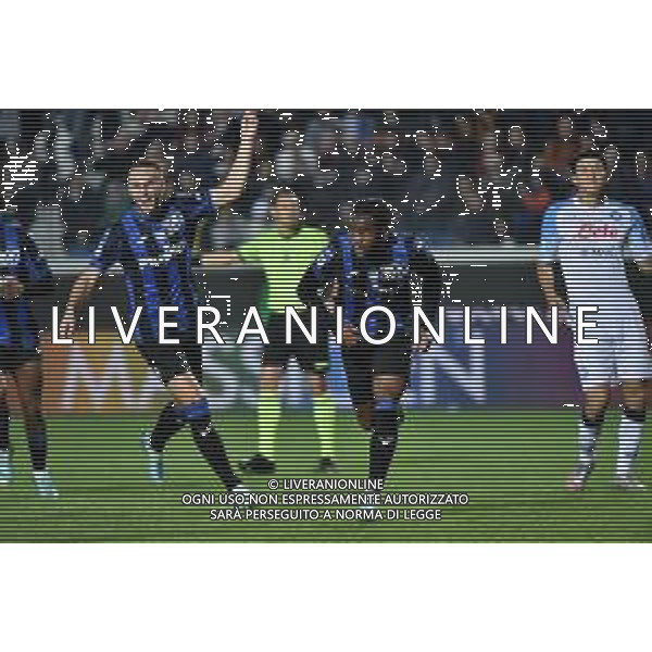 Ademola Lookman (Atalanta) esulta dopo il gol dell\'1 a 0 Atalanta vs Napoli Bergamo 05-11-2022 Gewiss Stadium - Stadio Atleti Azzurri d\'Italia Campionato Serie A TIM - 13a giornata foto Roberto Garavaglia/ag. Aldo Liverani sas / AGENZIA ALDO LIVERANI SAS