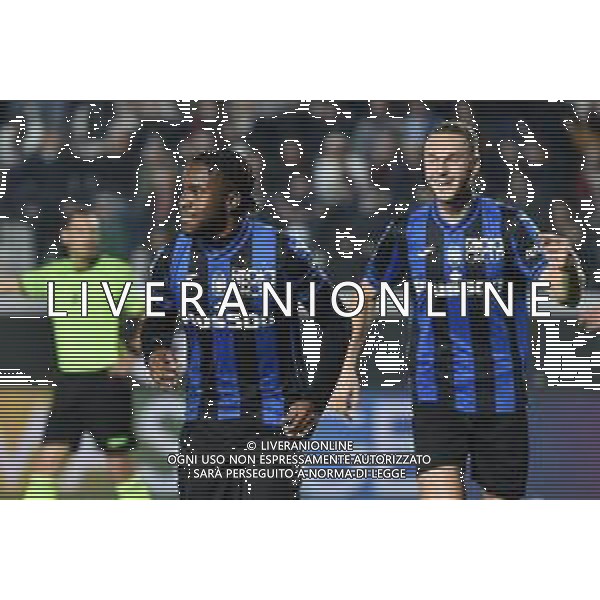 Ademola Lookman (Atalanta) esulta dopo il gol dell\'1 a 0 Atalanta vs Napoli Bergamo 05-11-2022 Gewiss Stadium - Stadio Atleti Azzurri d\'Italia Campionato Serie A TIM - 13a giornata foto Roberto Garavaglia/ag. Aldo Liverani sas / AGENZIA ALDO LIVERANI SAS