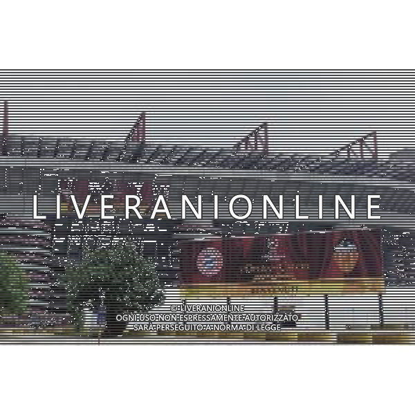 03-05-2002 MILANO STADIO GIUSEPPE MEAZZA NELLA FOTO LO STADIO GIUSEPPE MEAZZA OSPITA LA FINALE DI CHAMPIONS LEAGUE BAYERN MONACO-VALENCIA AG ALDO LIVERANI SAS