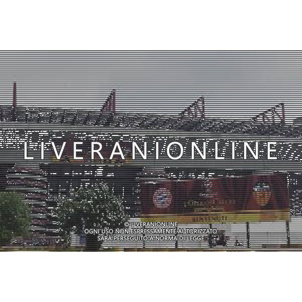 03-05-2002 MILANO STADIO GIUSEPPE MEAZZA NELLA FOTO LO STADIO GIUSEPPE MEAZZA OSPITA LA FINALE DI CHAMPIONS LEAGUE BAYERN MONACO-VALENCIA AG ALDO LIVERANI SAS