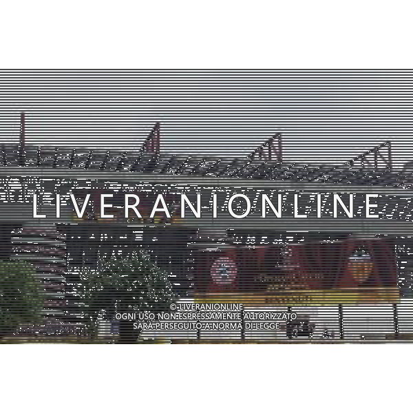 03-05-2002 MILANO STADIO GIUSEPPE MEAZZA NELLA FOTO LO STADIO GIUSEPPE MEAZZA OSPITA LA FINALE DI CHAMPIONS LEAGUE BAYERN MONACO-VALENCIA AG ALDO LIVERANI SAS