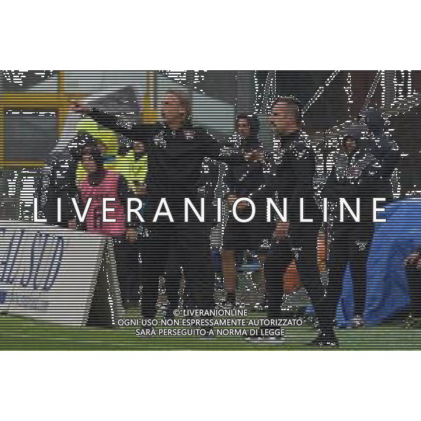 Salernitana vs Cremonese Serie A 2022-2023. November 5, 2022 at Stadio Arechi in Salerno, Italy. In pic: Davide Nicola e Frank Ribery ©Andrea Rosito / AGENZIA ALDO LIVERANI SAS