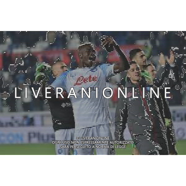 Victor Osimhen (Napoli) esultanza finale Atalanta vs Napoli Bergamo 05-11-2022 Gewiss Stadium - Stadio Atleti Azzurri d\'Italia Campionato Serie A TIM - 13a giornata foto Roberto Garavaglia/ag. Aldo Liverani sas / AGENZIA ALDO LIVERANI SAS
