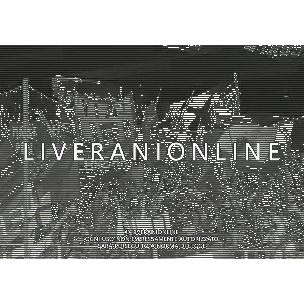 26-05-1991 GENOVA CAMPIONATO DI CALCIO SERIE A GENOA-JUVENTUS 2-0 NELLA FOTO TIFOSI GENOA CALCIO AG ALDO LIVERANI SAS