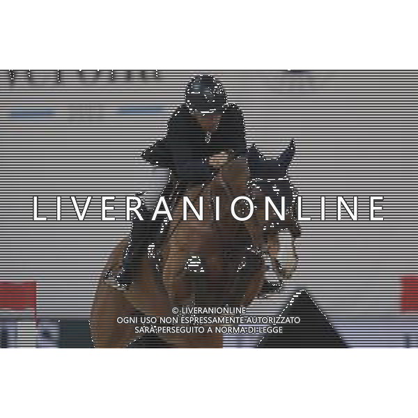 Wilm Vermeir in azione durante il CSI5-W FEI Longines World Cup in occasione del Verona Jumping 2022, 5 Novembre 2022, Pala Volkswagen, Verona, Italy ©Roberto Tommasini / AGENZIA ALDO LIVERANI SAS