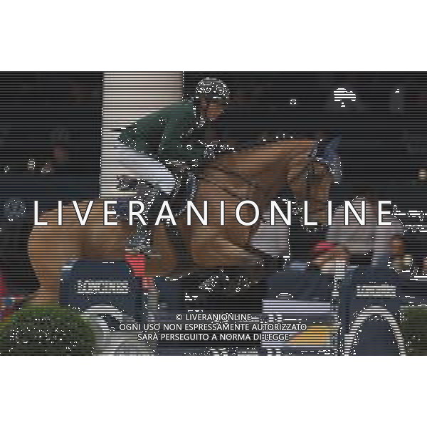 Francesco Turturiello su Quite Balou in azione durante il CSI5-W FEI Longines World Cup in occasione del Verona Jumping 2022, 5 Novembre 2022, Pala Volkswagen, Verona, Italy ©Roberto Tommasini / AGENZIA ALDO LIVERANI SAS