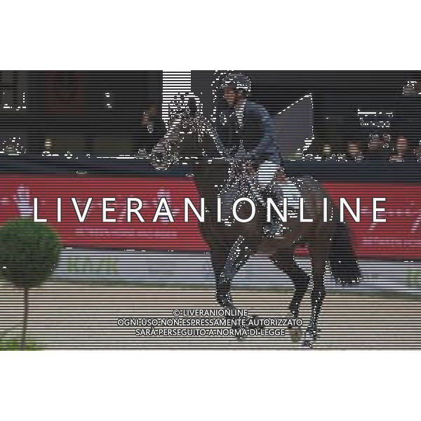 Marlon Modolo Zanotelli su Grand Slam VDL in azione durante il CSI5-W FEI Longines World Cup in occasione del Verona Jumping 2022, 5 Novembre 2022, Pala Volkswagen, Verona, Italy ©Roberto Tommasini / AGENZIA ALDO LIVERANI SAS