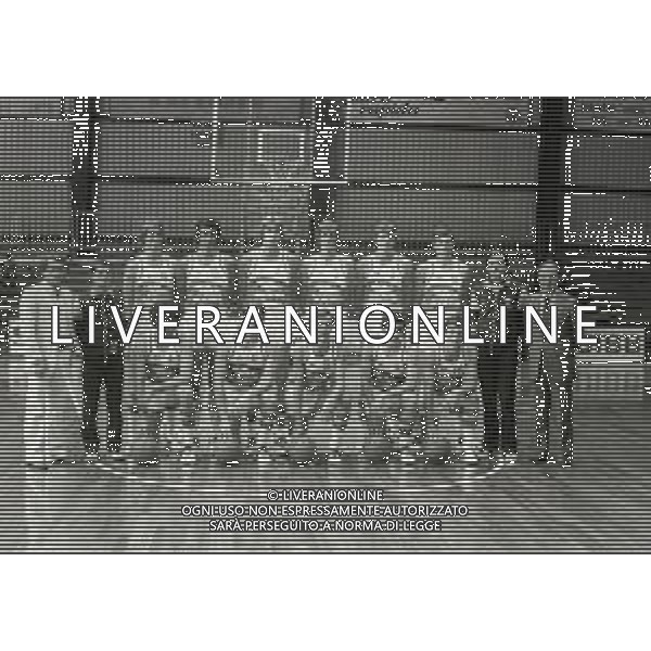 1980-1981 CANTU\' PRESENTAZIONE DELLA FORMAZIONE DI BASKET SQUIBB CANTU\' SERIE A 1 AG ALDO LIVERANI SAS