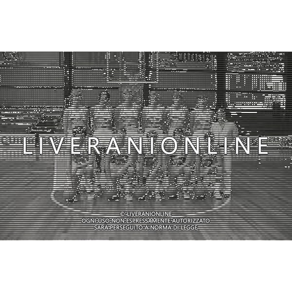 1980-1981 CANTU\' PRESENTAZIONE DELLA FORMAZIONE DI BASKET SQUIBB CANTU\' SERIE A 1 AG ALDO LIVERANI SAS