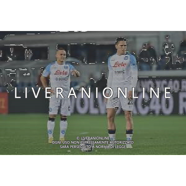 Stanislav Lobotka (Napoli) SX e Piotr Zielinski (Napoli) DX Atalanta vs Napoli Bergamo 05-11-2022 Gewiss Stadium - Stadio Atleti Azzurri d\'Italia Campionato Serie A TIM - 13a giornata foto Roberto Garavaglia/ag. Aldo Liverani sas